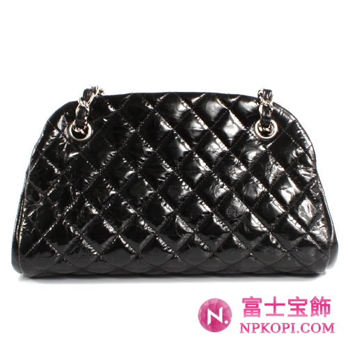 シャネル CHANEL クルーズライン キルティング ショルダーバッグ ブラック＆シルバー A66868AZQ 【2012年新作】